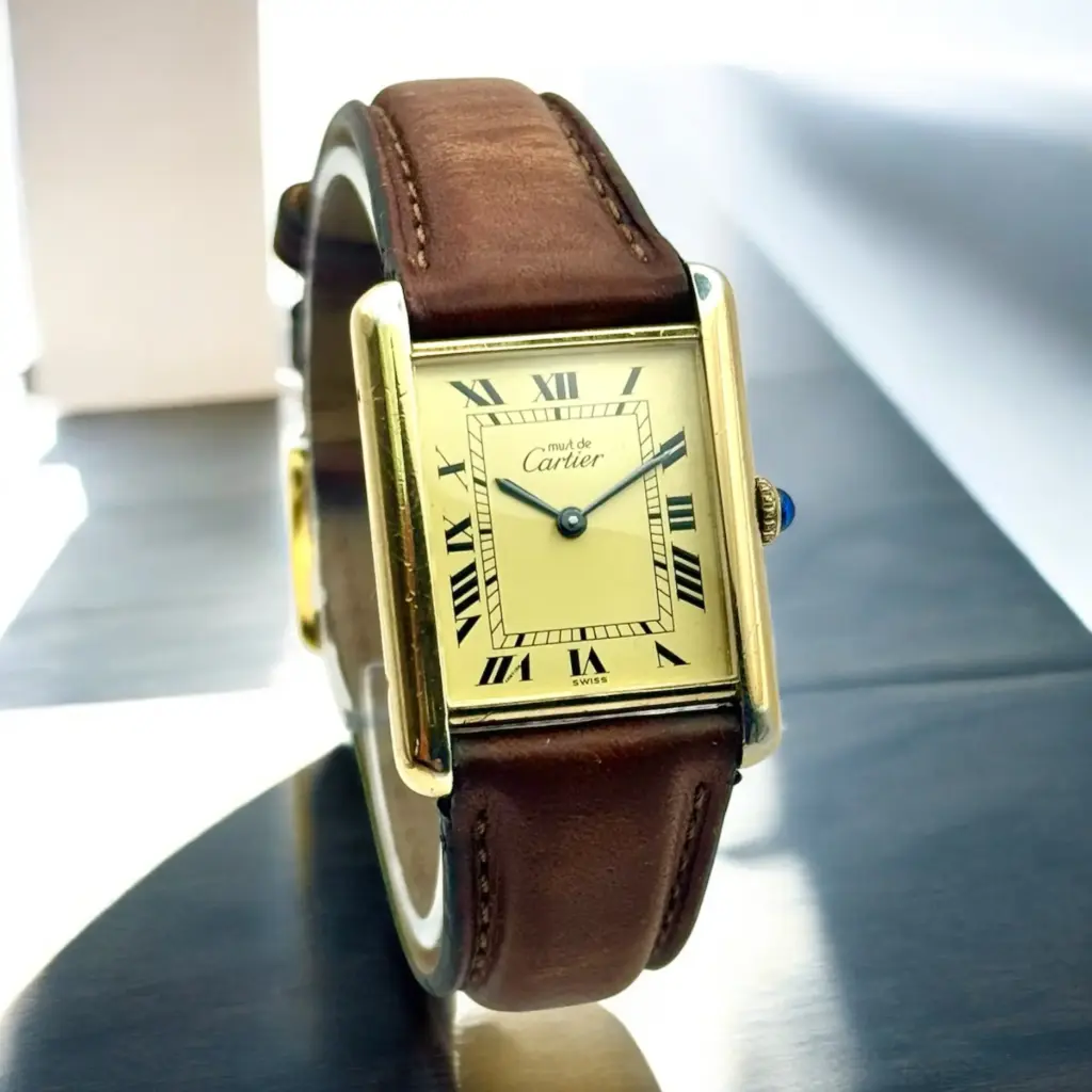 Cartier Tank de Must Vermeil GM Cal 78-1 -  70/80's