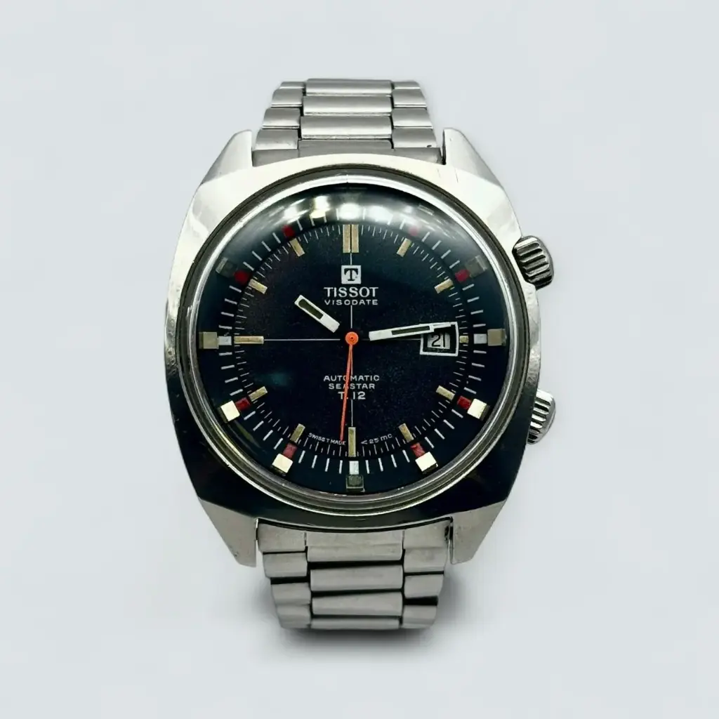 Tissot Visodate Seastar T12 - auto - Compressor - bracelet Gay Frères - 1974