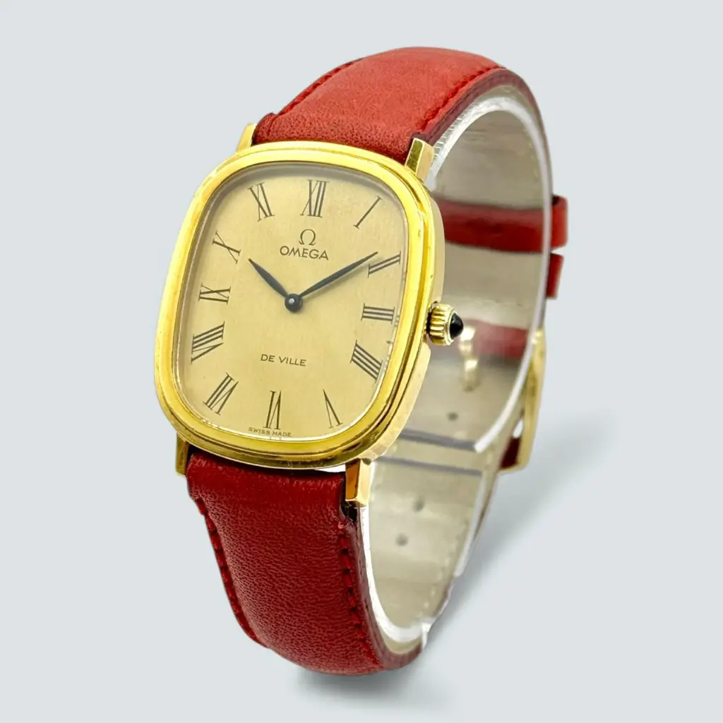 [355] Omega De Ville «  ellipse » gold-plated - 1975