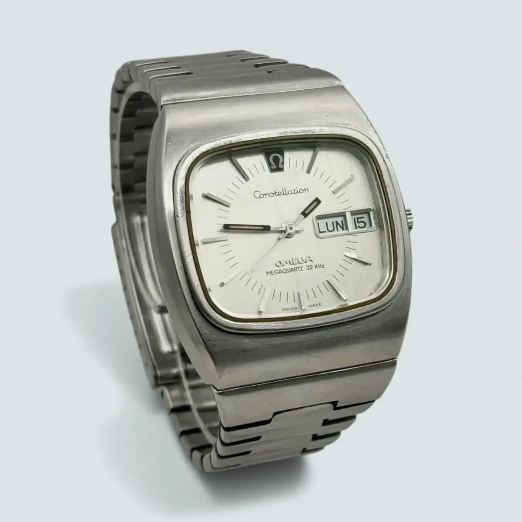 [361] Omega Constellation Mecaquartz 32Khz Day-Date- 1973