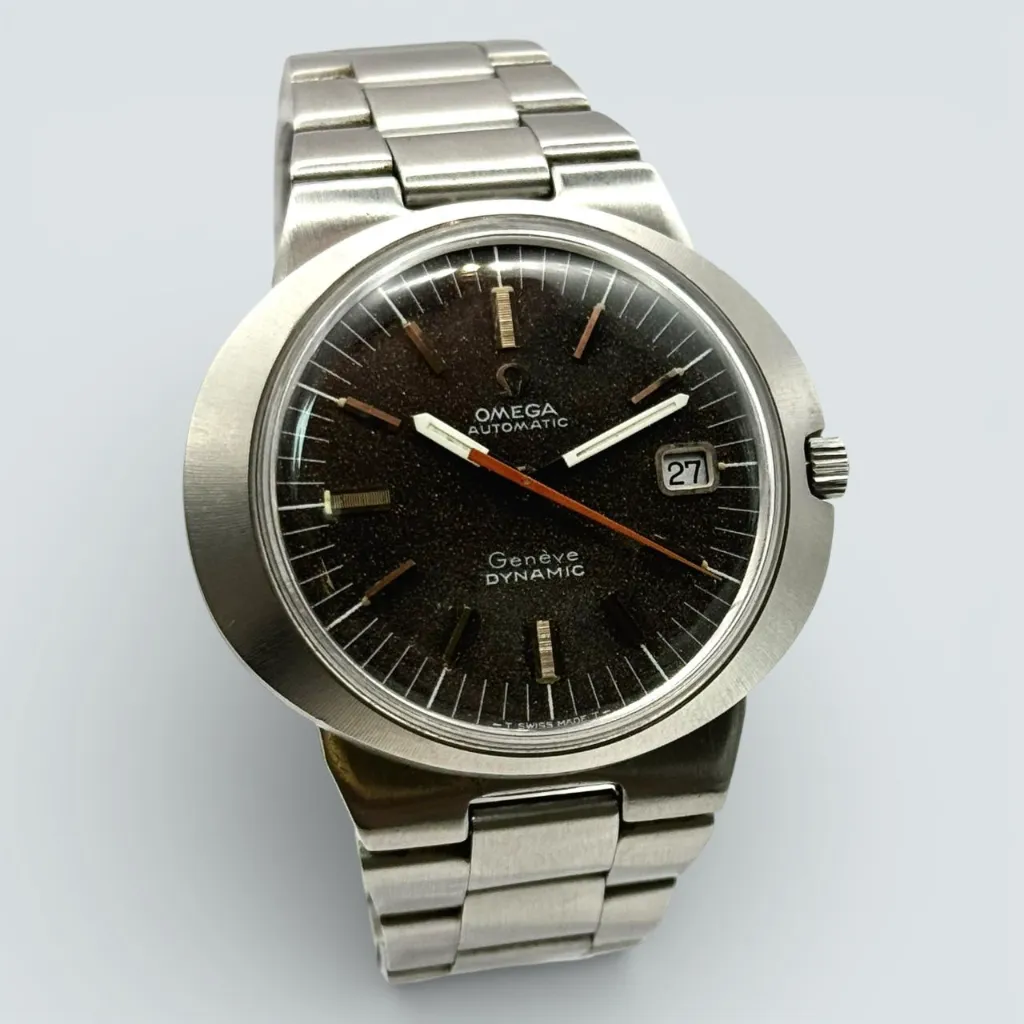 [386] Omega Dynamic automatique - bracelet metal - 1968