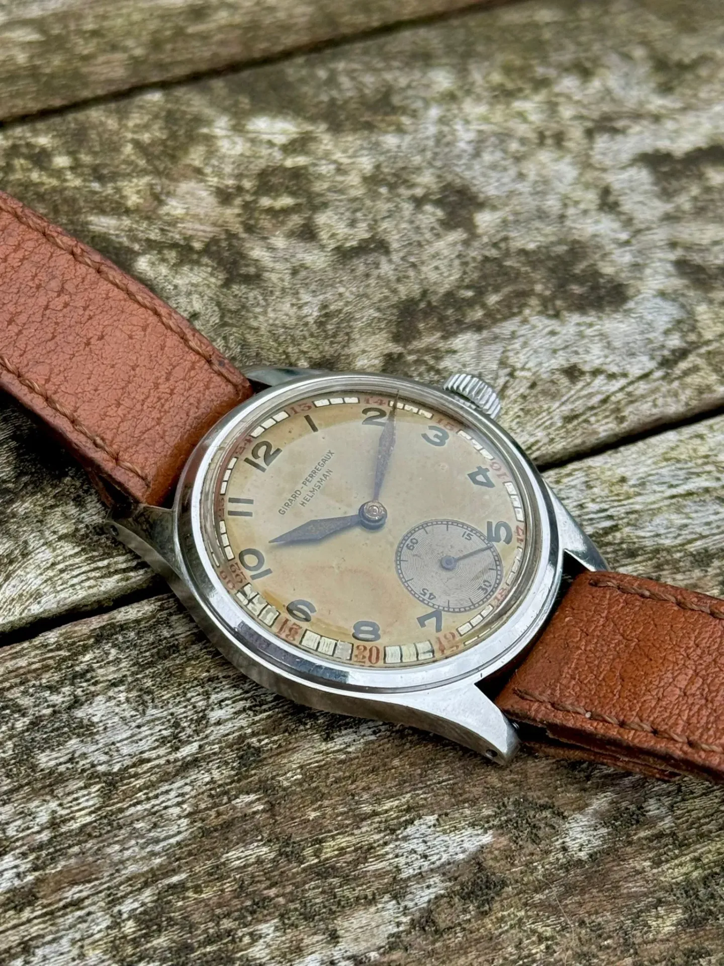 [392] Girard-Perregaux Hellsman - WWII military style - 1940s