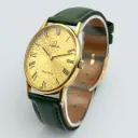 Omega Genève réf. 511.416 - Cadran floral texturé doré - Full set - 1974