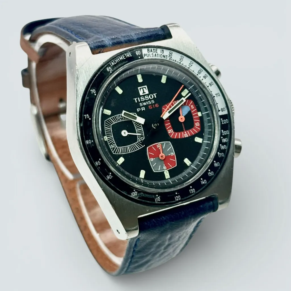 [414] Tissot PR 516 chronograph tricompax - ref. 40528-1X - Lemania 873 - 69/72
