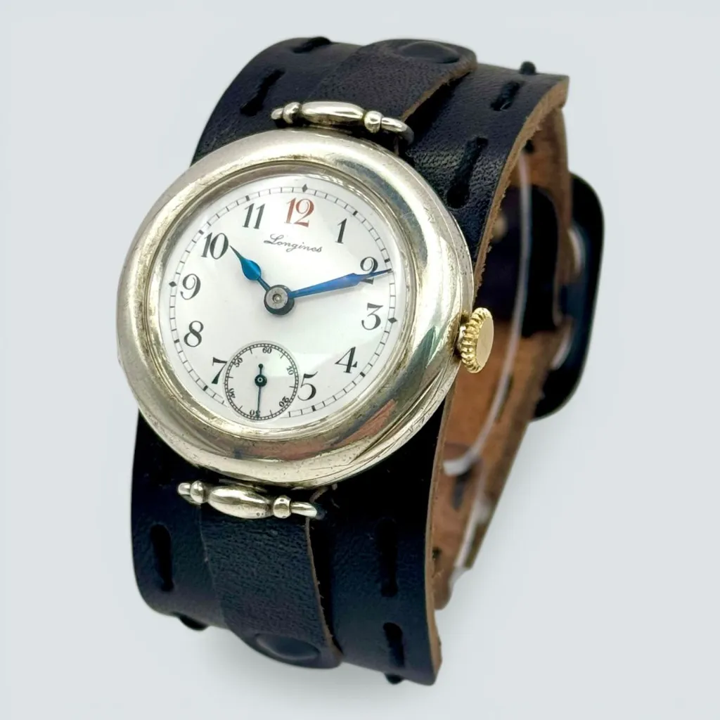 [416] Longines Trench Watch - Silver 0.900 - Calibre 12.92 - 1911