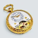 Pocket watch Hebdomas 8 days – dial with rosettes – Ø 49.5 mm – serviced May 2026