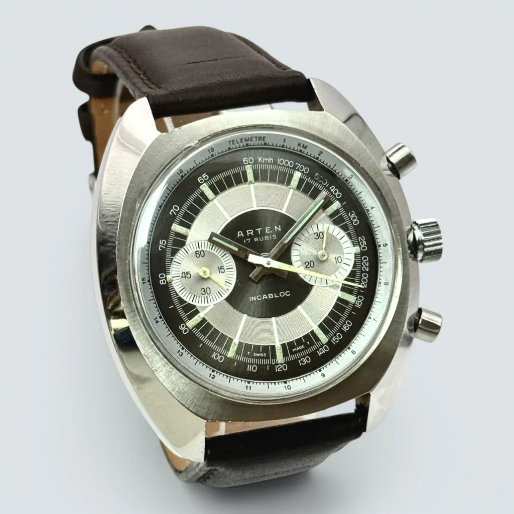 [340] Chronograph Arten - Valjoux 7734 - 1970s - 44 mm