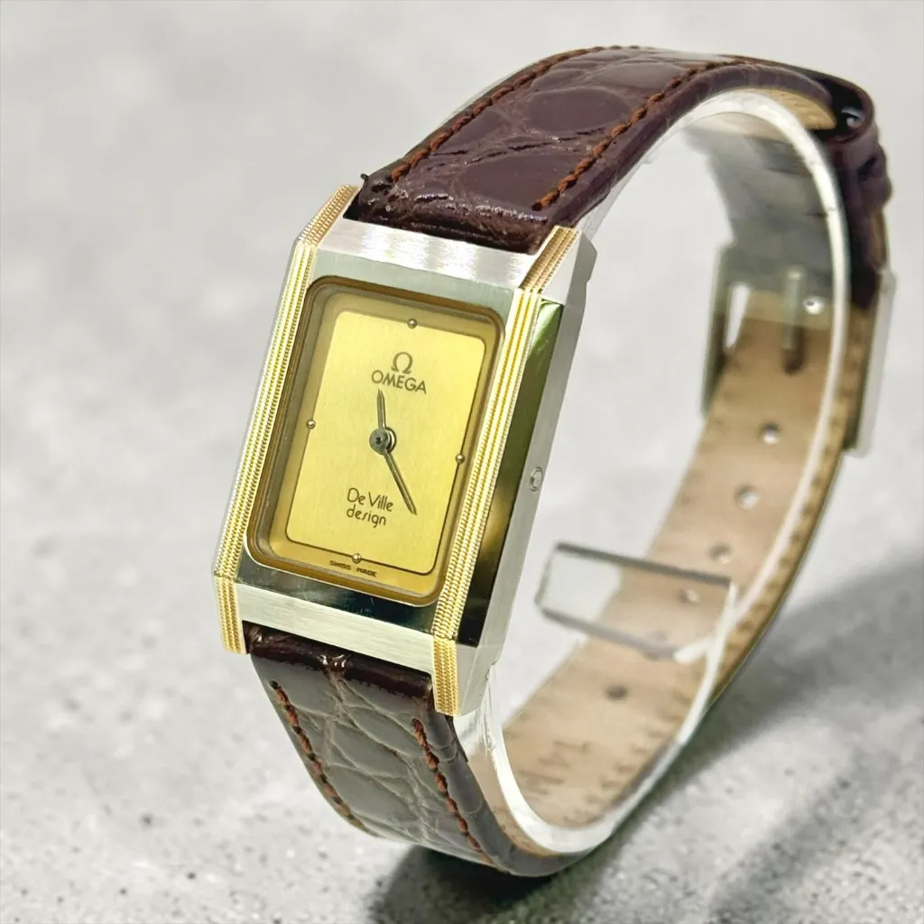 [472] Omega « De Ville design » NOS -ref. 595.0035 - cal. 1387 - 1981