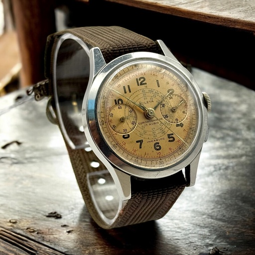 [115] Beleta chronograph type "belgian army" - 60's